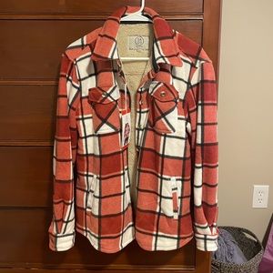 Plaid Sherpa Jacket